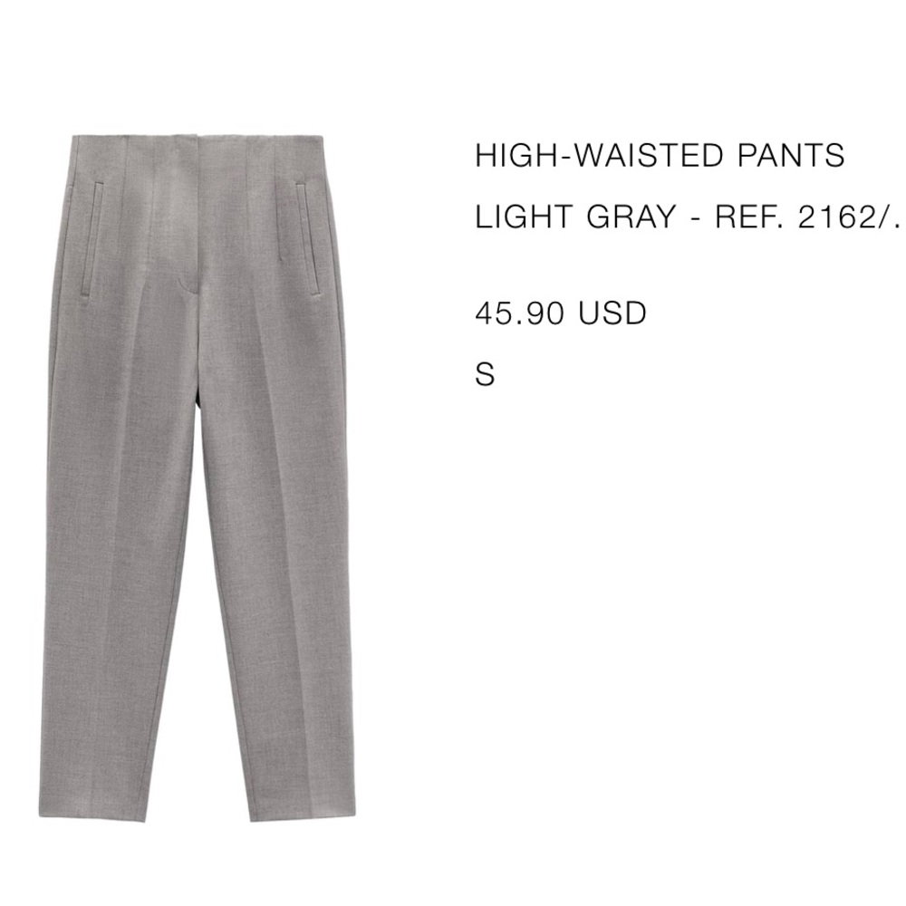 ZARA High-Waisted Pants